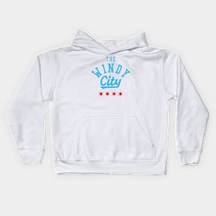 Chicago Windy City Baseball Fan Tee: Wave Your Flag for Chi-Town's Finest! Kids Hoodie